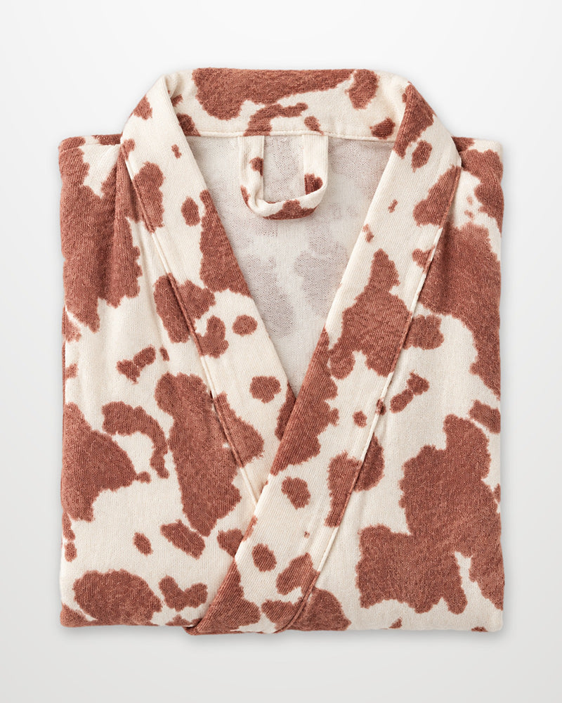 Cow print robe from Highway Robery