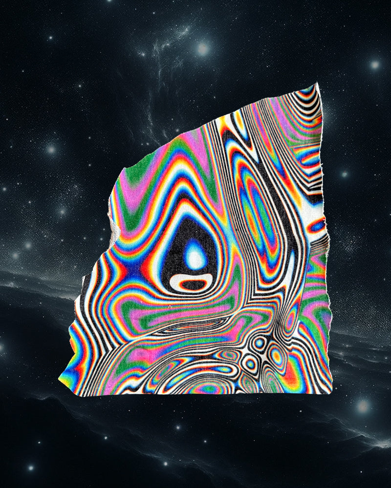 Psychedelic swatch of fabric