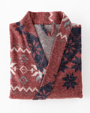 Chester Copperpot Robe | Highway Robery | Fleece-y red robe