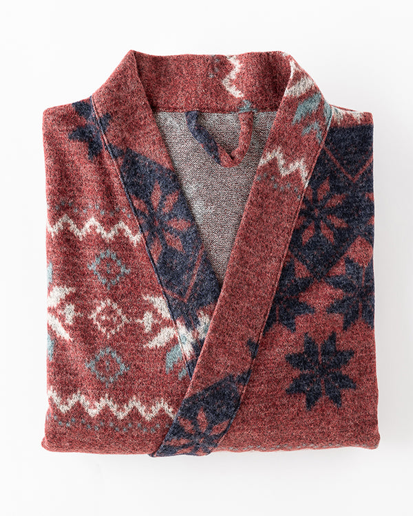 Chester Copperpot Robe | Highway Robery | Fleece-y red robe