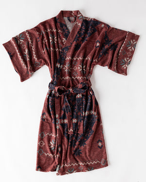 Chester Copperpot Robe | Highway Robery | Fleece-y red robe
