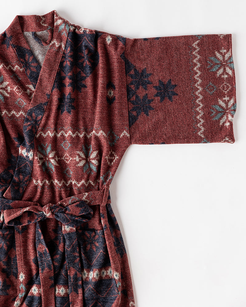 Chester Copperpot Robe | Highway Robery | Fleece-y red robe