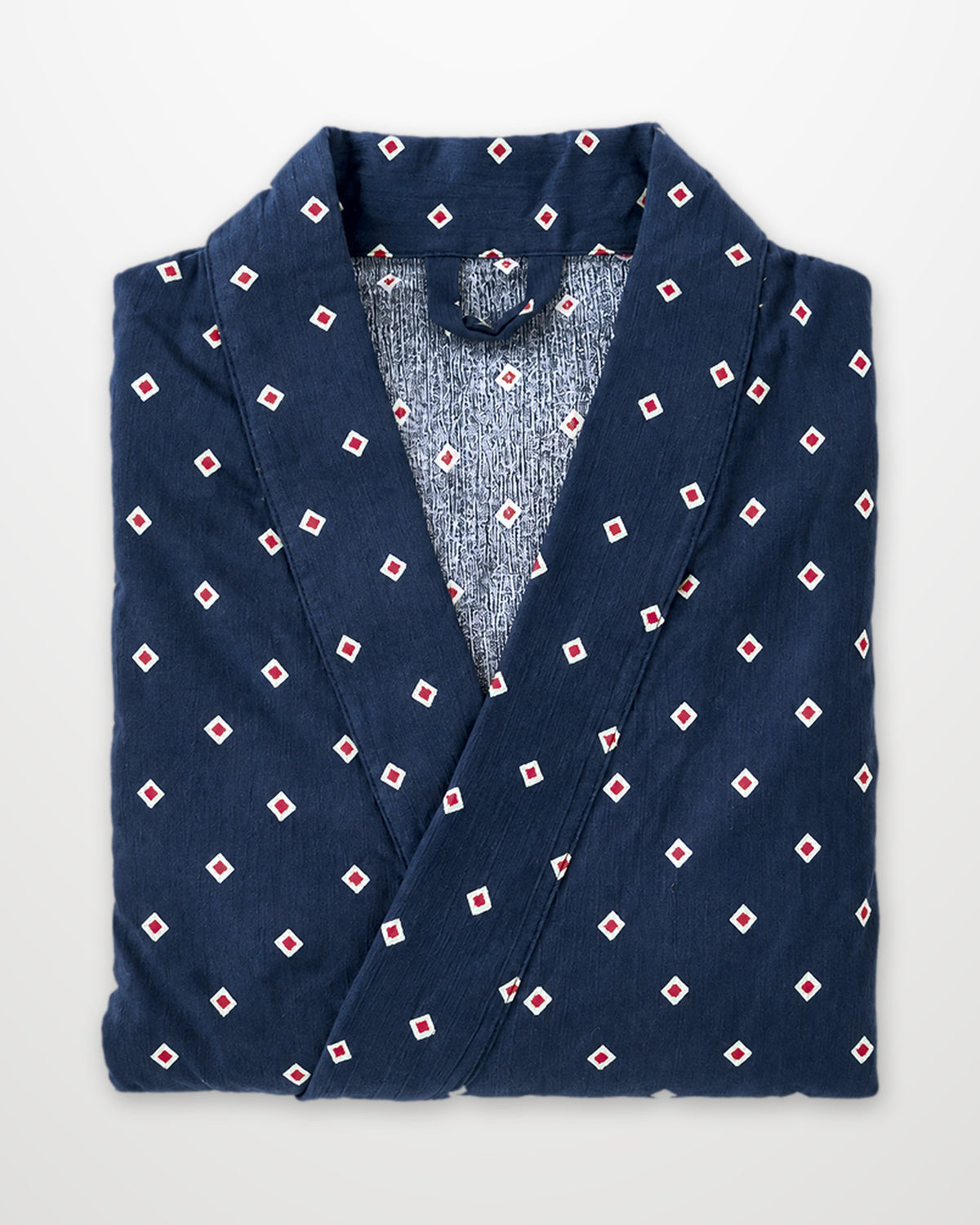 Blue robe with red diamonds from Highway Robery