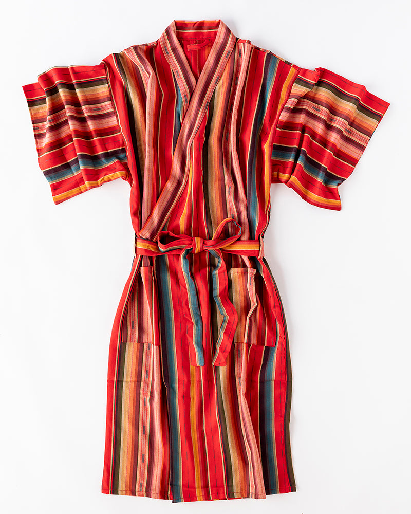 Rainbow stew red sarape robe highway robery