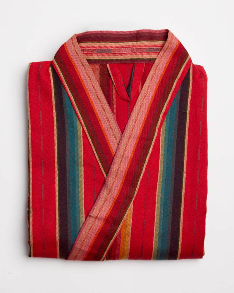 Rainbow Stew 100% cotton sarape robe from Highway Robery