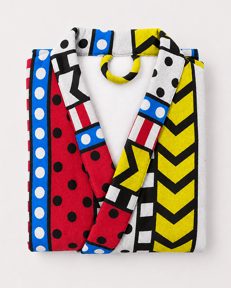 Thick colorful robe from Highway Robery called Ummumummumum